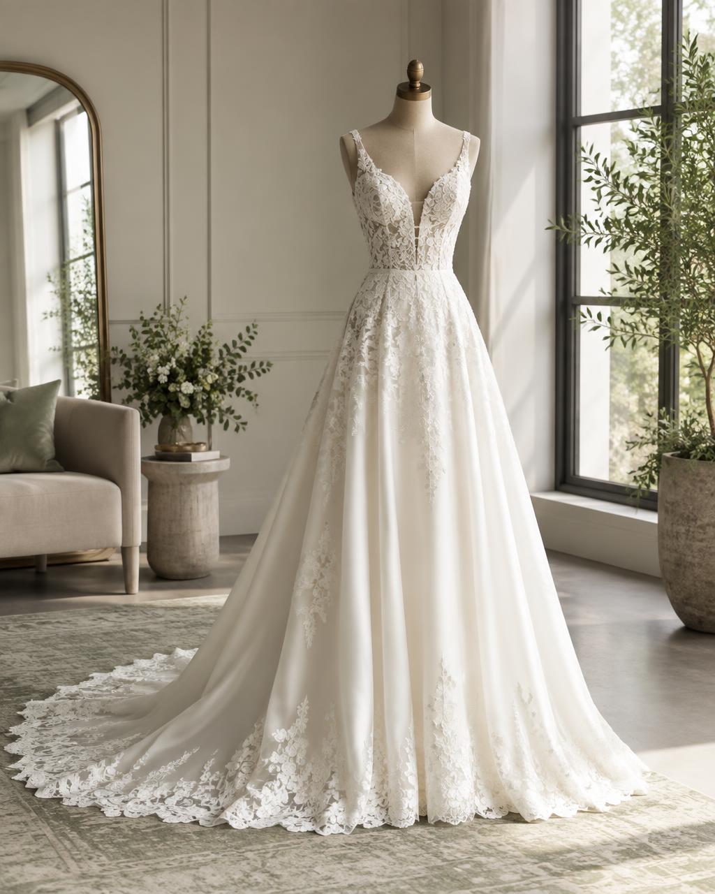 Ivory Lace Gown